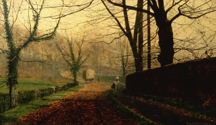 Herbstsonne, Stapleton Park bei Pontefract